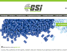 Tablet Screenshot of gsi-srl.com